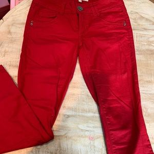 EUC Jolt red jeans, size 1, SUPER STRETCHY